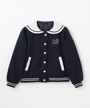 ANY KIDS セーラースタジャン ネイビー