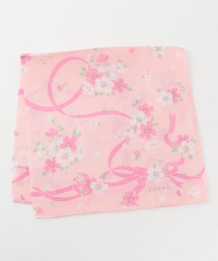 TOCCA CHERRY BLOOSOM GAUZECHIEF ハンカチ ピンク系