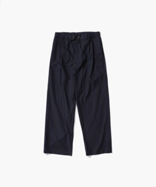 ATON COTTON TYPEWRITER | イージーテーパードパンツ - UNISEX NAVY