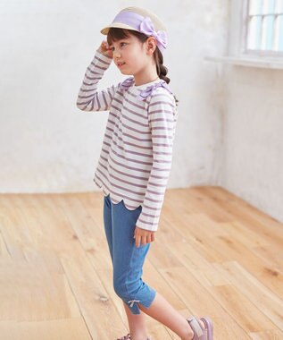 ANY KIDS 接触冷感しろくまパンツ インディゴ