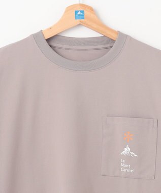SHARE PARK MENS 【UVカット・吸水速乾・ストレッチ・軽量 】ポケットロゴTシャツ（L・XLサイズ） グレー系