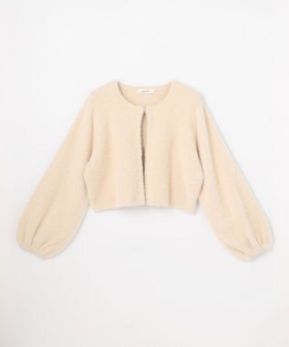 ANY SIS L 【Lily Calin】フェザーニット カーディガン