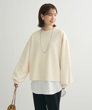 Green Parks ・ＳＵＧＡＲ　ＳＰＯＯＮ　スエードポンチプルオーバ Ivory