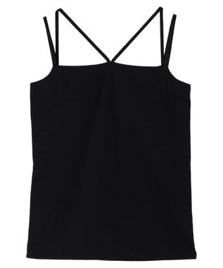 Green Parks カップ付きマルチストラップタンク Black