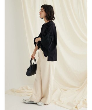 CRAFT STANDARD BOUTIQUE Ｌ／Ｒキャンバスドッキングカットプルオーバー Black