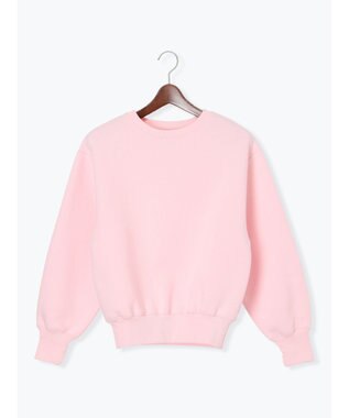 Te chichi ワンポイント刺繍裏起毛プルオーバー ピンク
