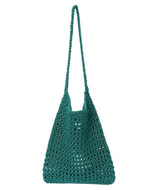 Green Parks ・ＱＵＯＮ　ハンドメイドメッシュワンショルダー Green