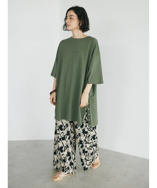 CRAFT STANDARD BOUTIQUE リングドットチュニック Khaki