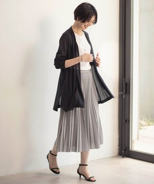 J.PRESS LADIES L 【洗える】ニット タンクトップ ホワイト系