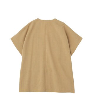 Green Parks リネンライクＶカラージャケット Beige