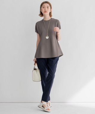 23区 【CLASSY.6月号掲載】LORISTELLA バンブーハンドル ショルダーバッグ ホワイト系