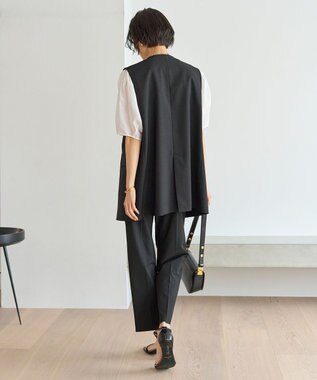 UNFILO TENNEN TOUCH ミドルジレ ブラック