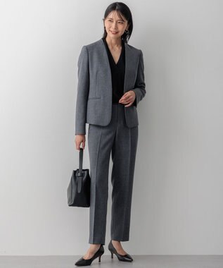 23区 クリスタル付き 2WAY コイン ネックレス シルバー系