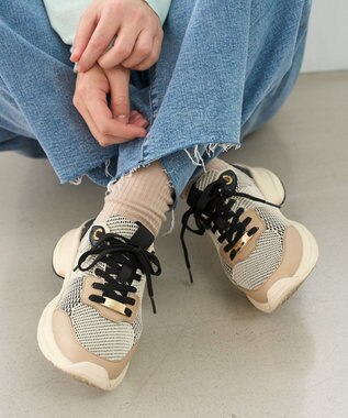 【VERY掲載 / 撥水 / 洗える】ボリュームソール スニーカー