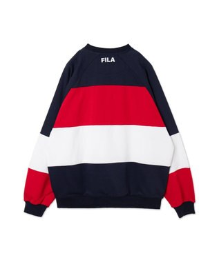 WEGO 【ユニセックス着用ITEM】別注FILAパネル切替プルオーバー レッドその他