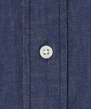 J.PRESS MEN デニムルックツイルシャツ/B.D サックスブルー系