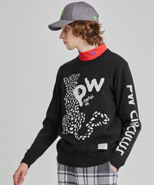 PW CIRCULUS 【MEN】LEOPARD ジャガードニット
