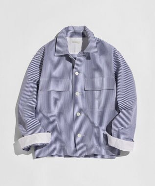 LENO LONDON STRIPE WORK SHIRTS / ロンドンストライプワークシャツ BLUE STRIPE
