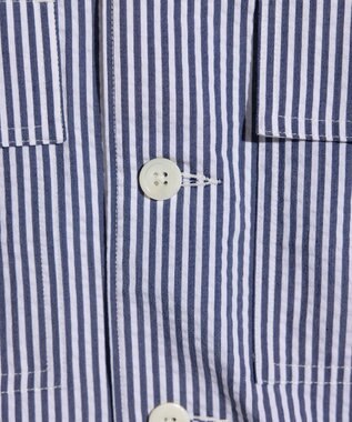 LENO LONDON STRIPE WORK SHIRTS / ロンドンストライプワークシャツ BLUE STRIPE