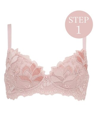  【BRADELIS New York / 育乳補整ブラ・STEP1 集める】ウェンディステップ1ブラ25A1  補正 ブラジャー