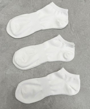 WEGO 3Pムジショートソックス