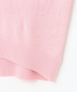 ANY 【手洗い可】イタリーヤーンウールカシミヤミックスＶネックプルオーバー ペールピンク