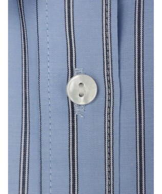 Green Parks 胸元ポケットイージーケアストライプシャツ Multi