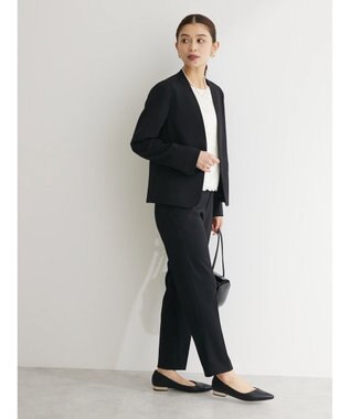 Green Parks ｅｆ－ｄｅ　テーパードパンツ Black