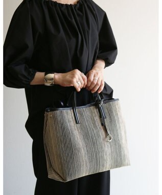 MORROW by thank 【A4サイズ収納可/軽量】VIVIAN OBLONG ミックスストライプ