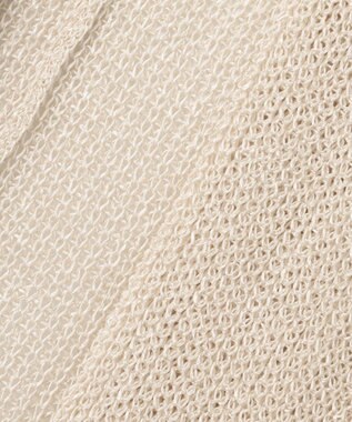 BEIGE， OPTICAL / ロングカーディガン Ecru