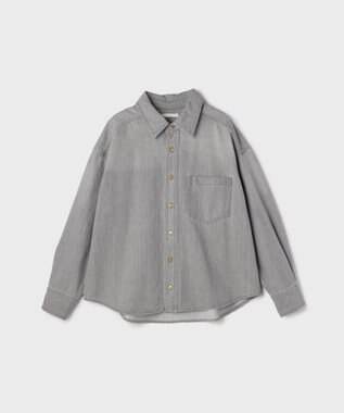 GRACE CONTINENTAL 10ozムラ糸デニムシャツ グレー