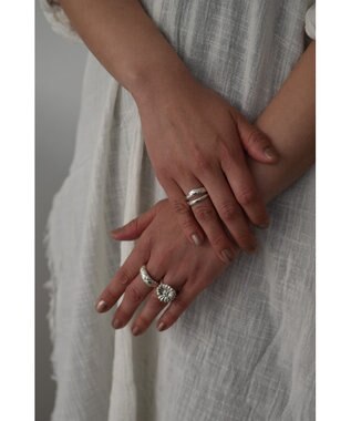 yoaa シルバー925 ダブル リング シルバー925