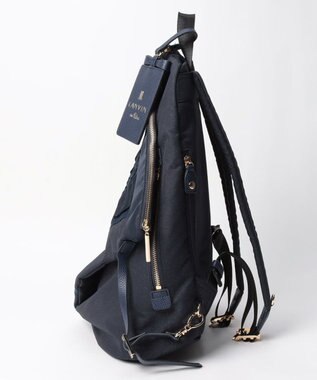 LANVIN en Bleu ミエル パスケース付リュック ブラック