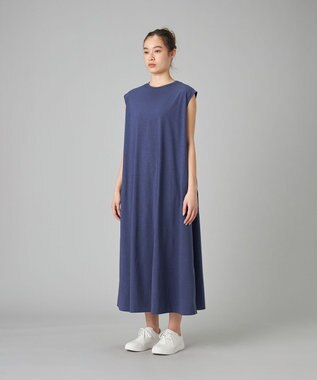 Chacott Chacott BALANCE EasyCare+ツイストワンピース ネイビー