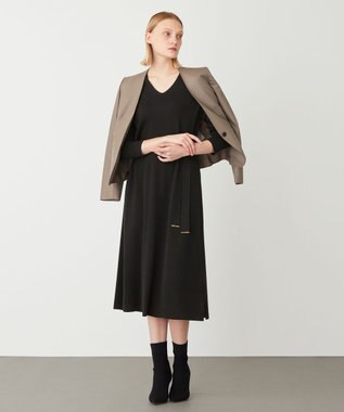 BEIGE， CORBY / ノーカラージャケット Taupe