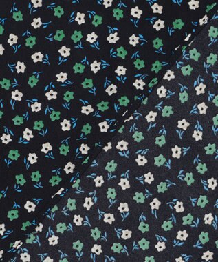 組曲 【洗える】プティフラワージョーゼットシフォン ブラウス グリーン系5