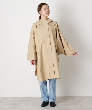 MOONBAT POLO RALPH LAUREN レインポンチョ レインベア 50デニール生地／着丈98cm 収納袋付き ベージュ