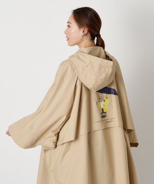 MOONBAT POLO RALPH LAUREN レインポンチョ レインベア 50デニール生地／着丈98cm 収納袋付き ベージュ