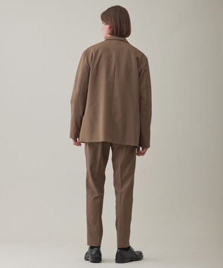 UNFILO MENS フレキシブルウェア テーラードジャケット [23年秋冬商品] ブラウン