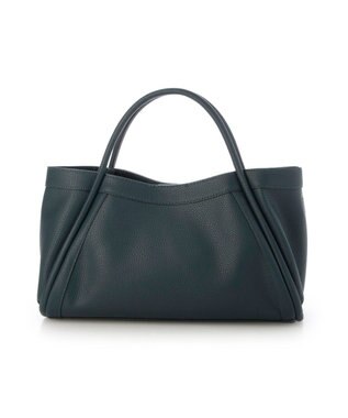 UNBILLION カシュカシュ cachechche / 通しハンドルシュリンク横長トート ブルー