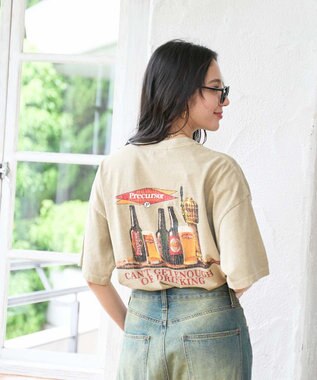 WEGO 【新色追加/ユニセックス着用アイテム/手洗い可/SMLサイズ展開】ピグメントグラフィックT（S） 柄5