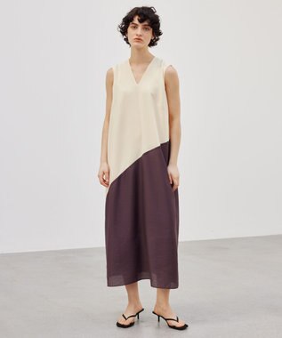BEIGE， ARAZY / Vネックワンピース