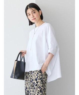 AMERICAN HOLIC 接触冷感ポンチョシルエットポンチプルオーバー Off White