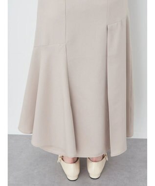 earth music&ecology アシメキリカエスカート Beige