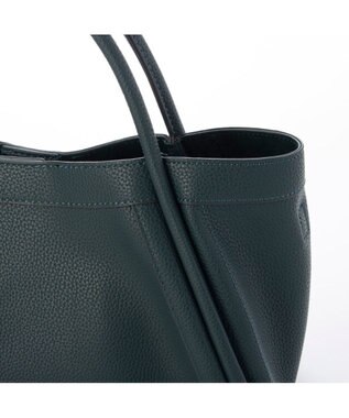 UNBILLION カシュカシュ cachechche / 通しハンドルシュリンク横長トート ブルー