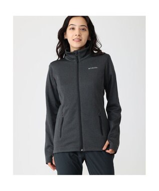 Columbia Columbia/ ウィメンズパークビューグリッドフリースフルジップ /コロンビア Black Heather