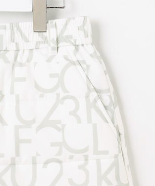 23区GOLF 【WOMEN】中綿ロゴプリントスカート ホワイト系5
