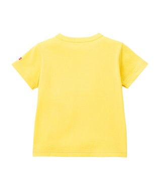 MIKI HOUSE HOT BISCUITS ストライプ柄 ジャンパースカート＆ワンポイント半袖Tシャツギフトセット【BOX付き】 黄