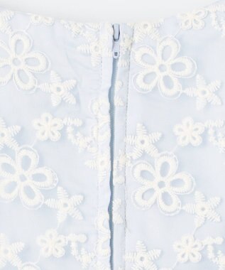 組曲 KIDS 【150-160㎝】ブルーミングフラワー ドレス サックスブルー