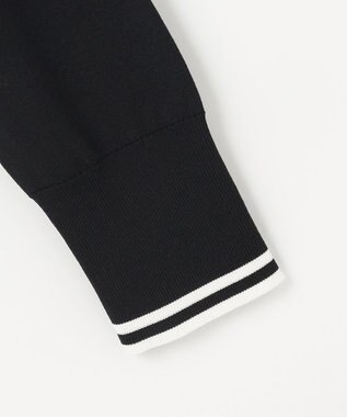 組曲 フラワーメタル ニット カーディガン ブラックベース